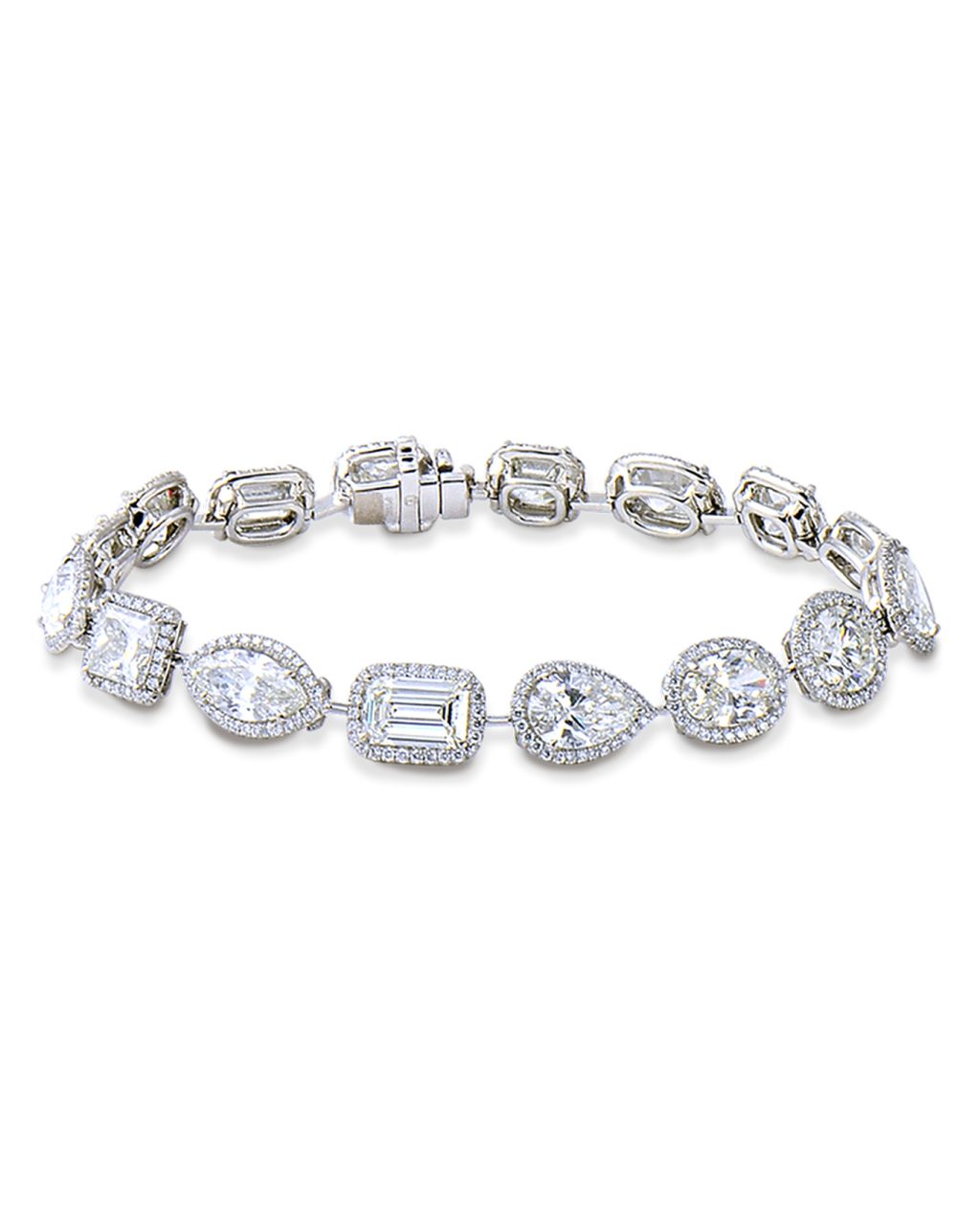 Mixed Shape Diamond Bracelet Turgeon Raine