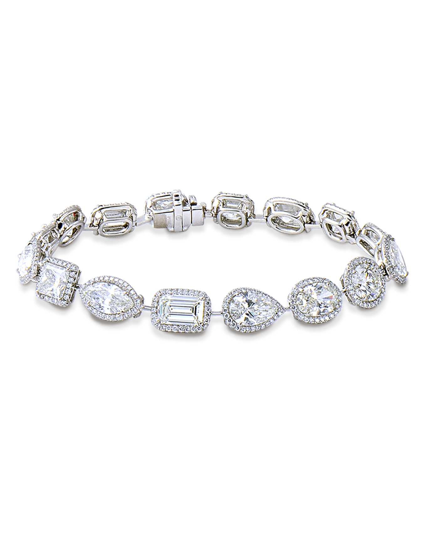 Mixed Shape Diamond Bracelet Turgeon Raine
