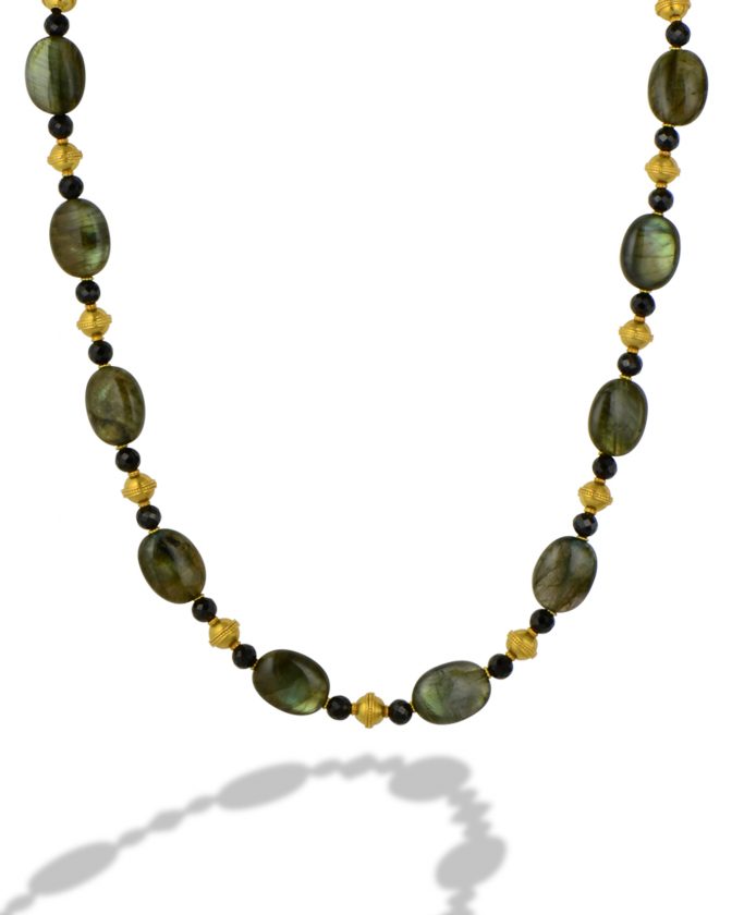 NCOST03819-9 Labradorite necklace