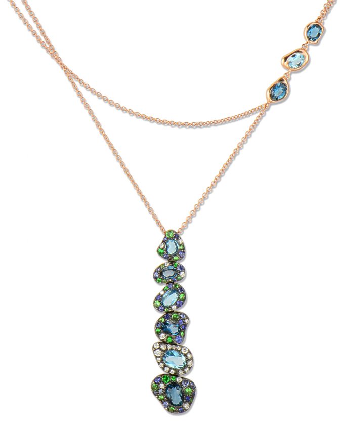 NCUTK00448-5 'Via Roma' drop necklace