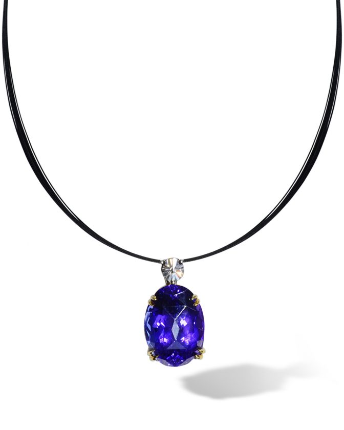 NDOTK00661-NECKG02142-2 Tanzanite necklace
