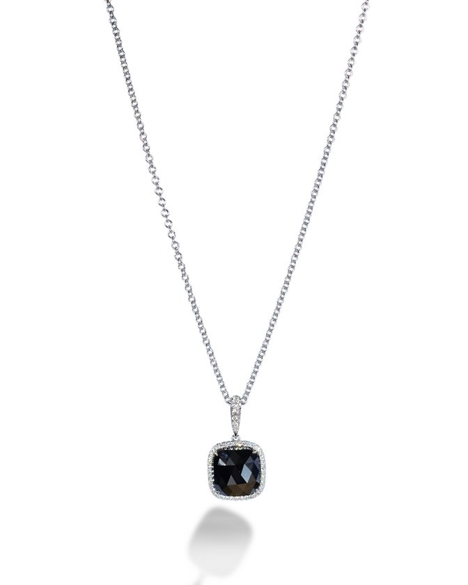 PND6K02561 Black diamond pendant