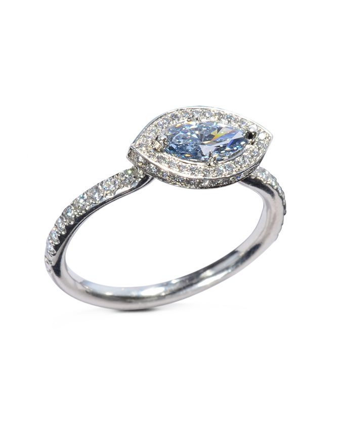 RDCU101571-1 Rare Fancy Blue diamond