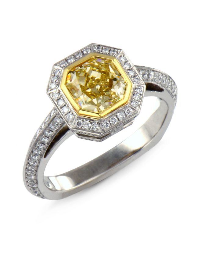 RDCU202339-1r Fancy yellow diamond