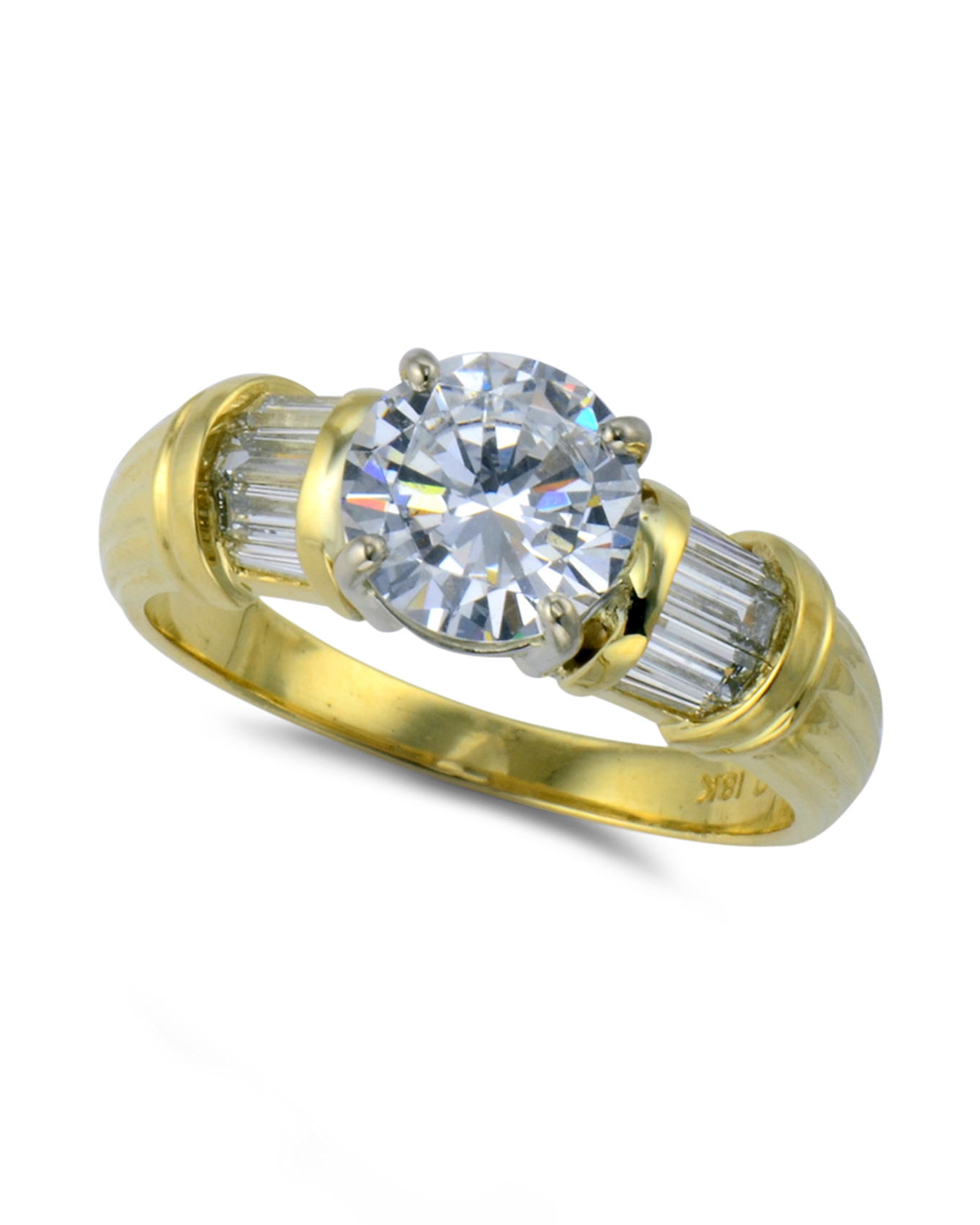 Baguette diamond engagement ring - Turgeon Raine