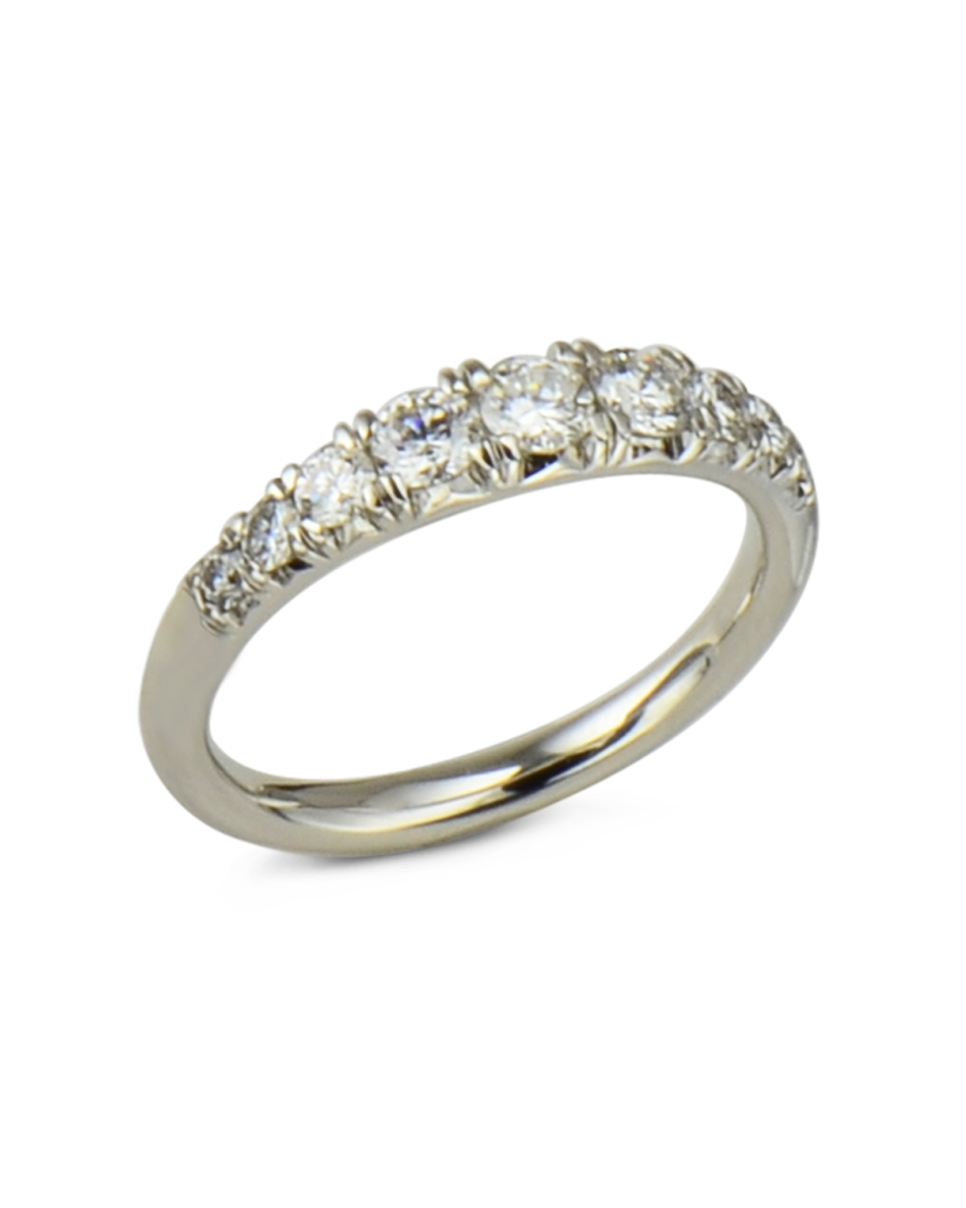 Tapered Diamond Wedding Band Turgeon Raine Tapered Diamond Wedding Band