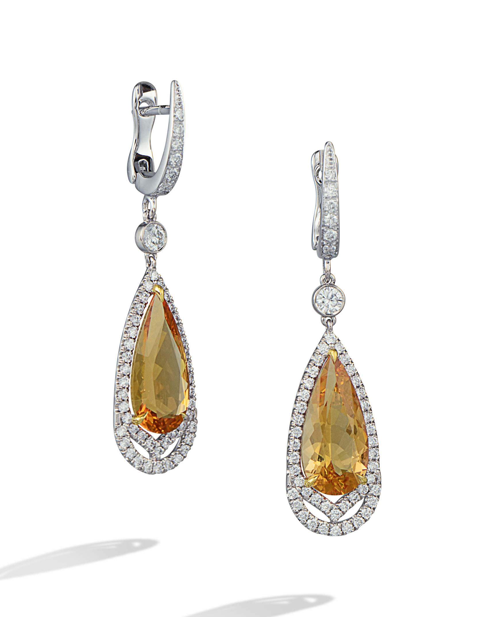 Imperial Topaz Drop Earrings Turgeon Raine Imperial Topaz Drop Earrings