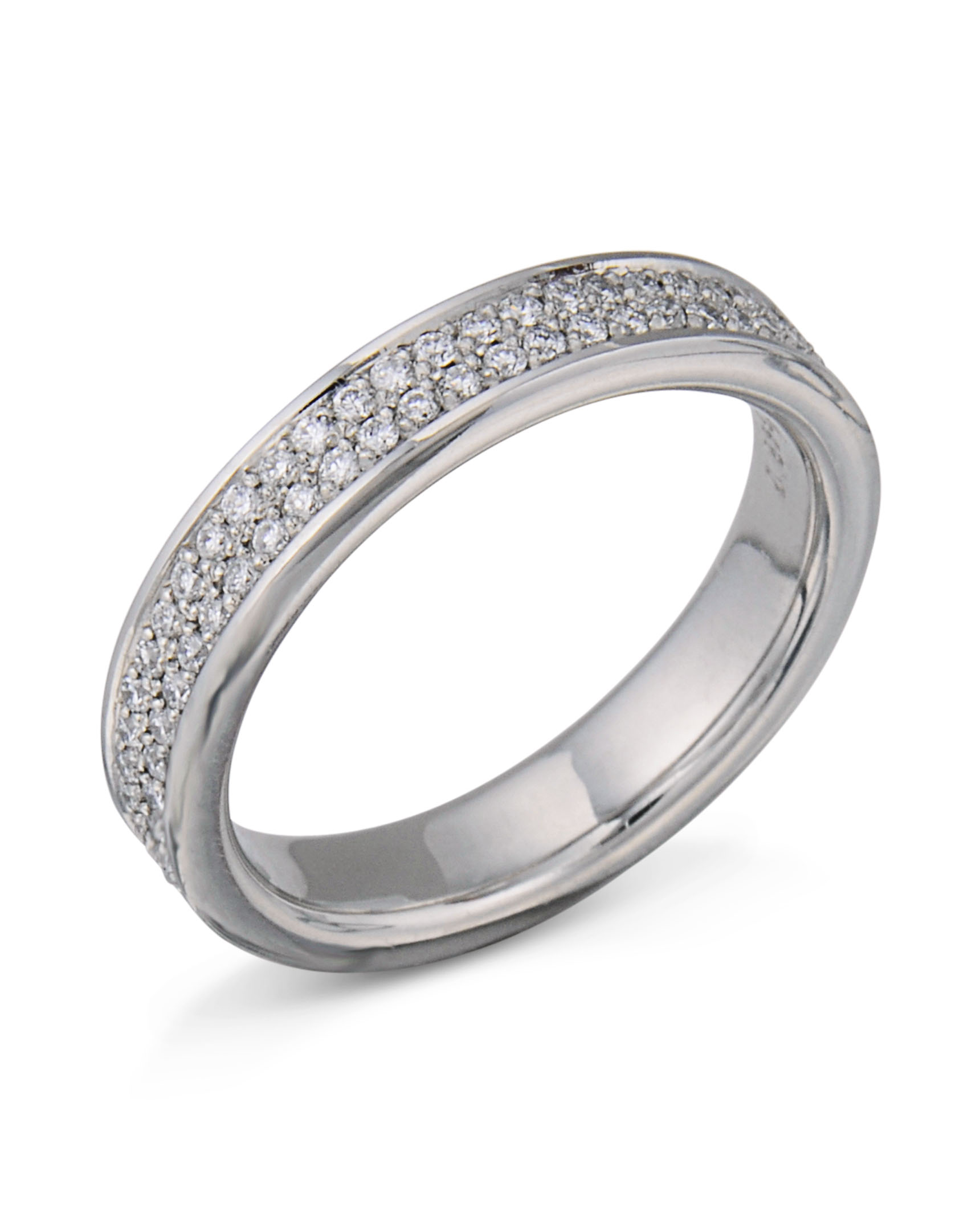 Diamond Platinum Anniversary Band - Turgeon Raine