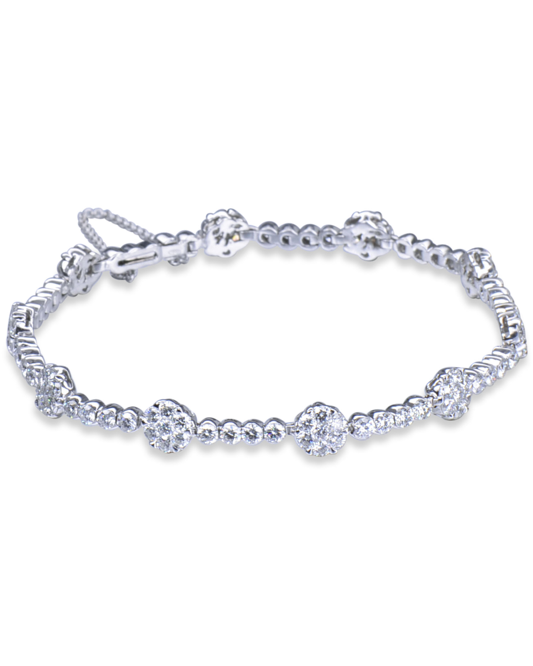 Flower tennis bracelet Clearance