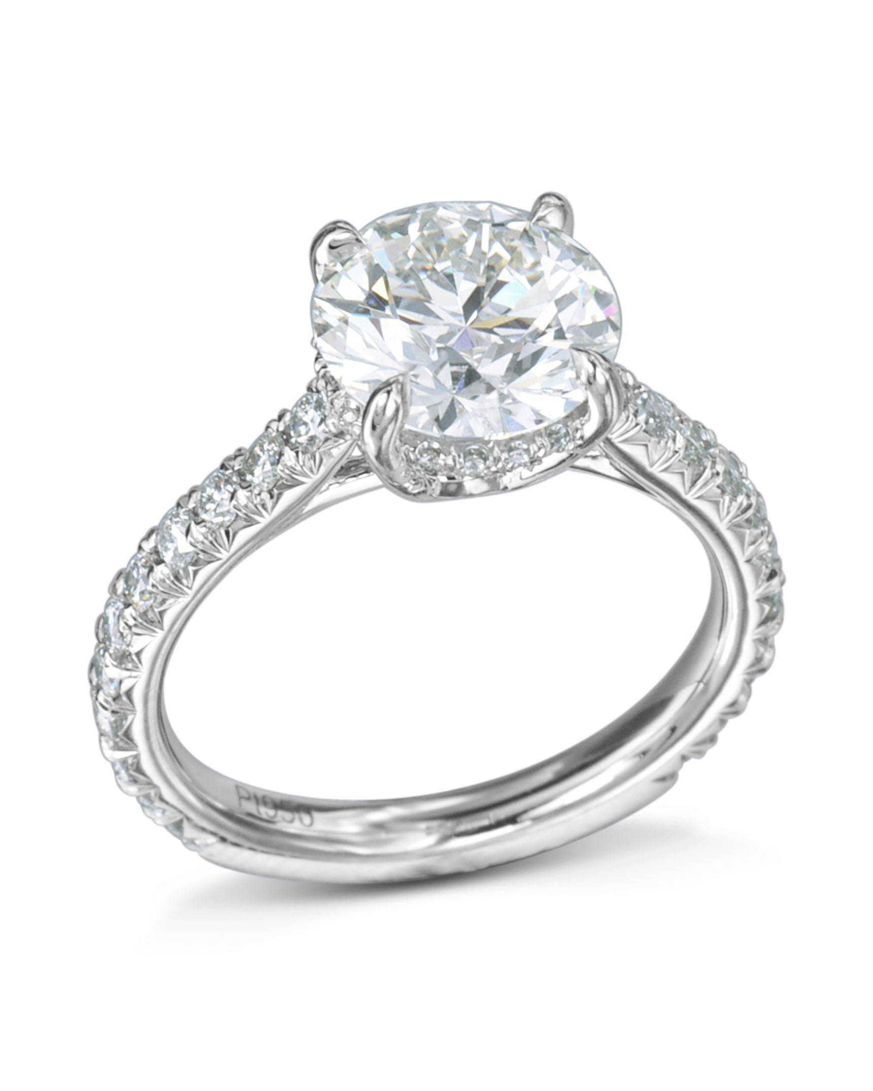 French Set Diamond Engagement Ring Turgeon Raine