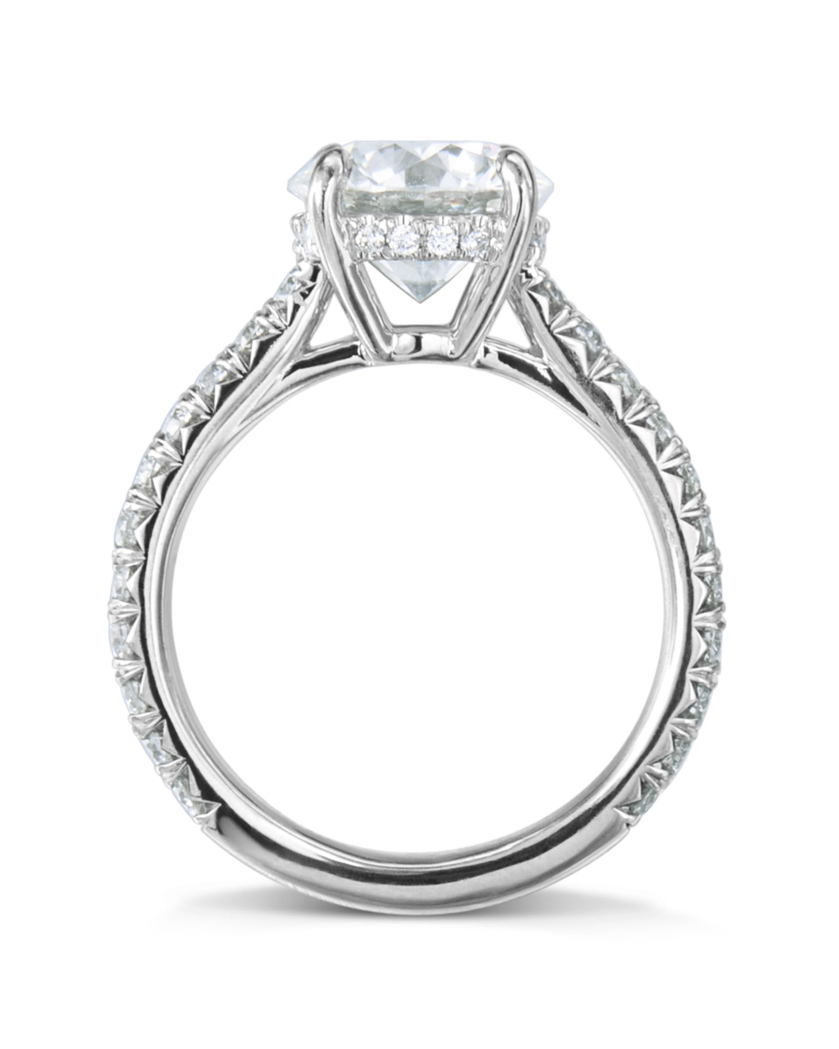 French Set Diamond Engagement Ring - Turgeon Raine